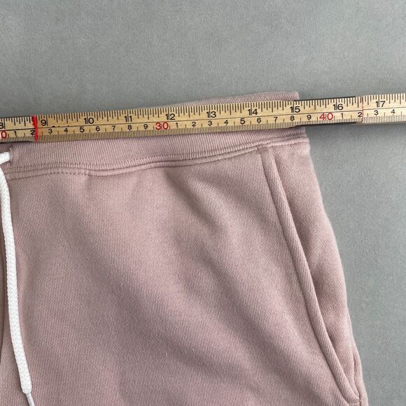 American Apparel Sweatpants Mens M Mauve Flex Fleece Joggers Cuffed Pockets Rare - Picture 6 of 10